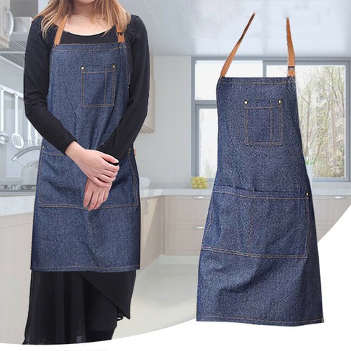Denim apron cooking kitchen - denim,