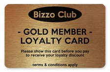 Metal Personalised Loyalty Membership Cards Custom Club Customer Branding
