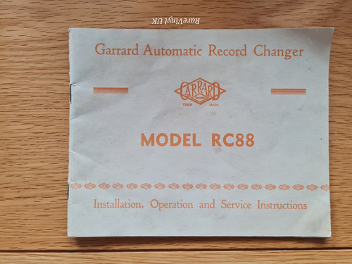 Rare garrard model rc88 - rare,