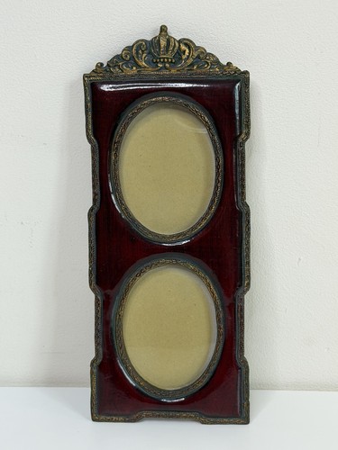 Vintage ornate double oval - ornate,