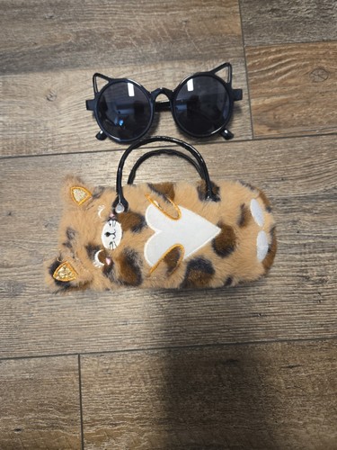 Faux fur cat with - fur,