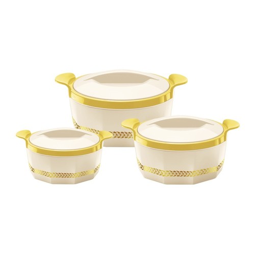 3pc double wall hot pot - 3pc,