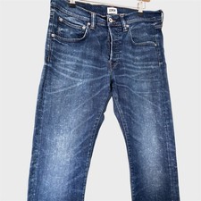 Edwin Blue Denim Jeans 32 32 Regular Tapered Men