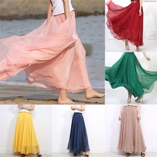 Boho 8-meter Swing Skirt Gold