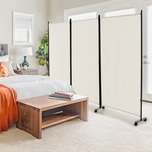 Panel foldable room divider - 3-panel,