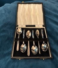 Vintage teaspoons set 6 - vintage,