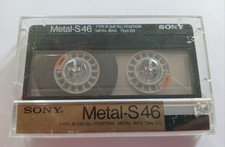 1 x Sony Metal-S 46 Type IV/Metal Position Cassette Tape - used