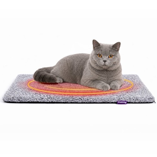Petlicity self heating cat bed - self,
