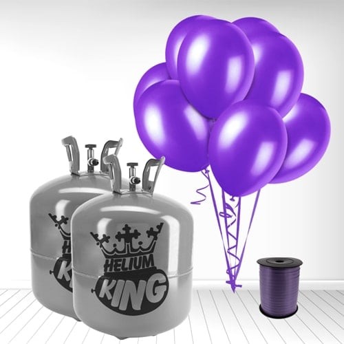 Disposable helium gas canister - disposable,