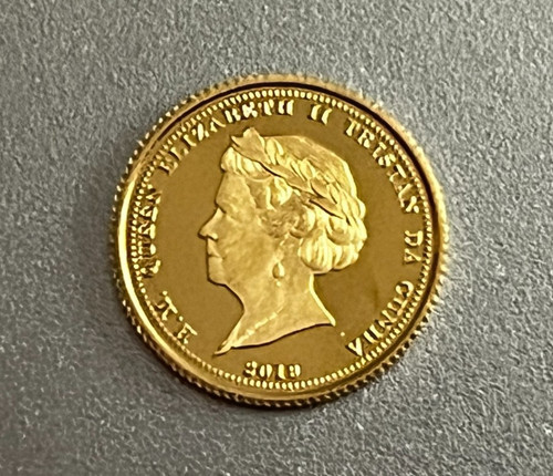 2019 22ct gold quarter - 1/4,