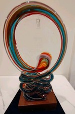 Mdina 'Rare'  Air Malta  Trophy 1997 Sculpture