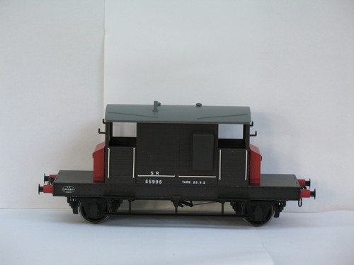 Dapol brake van brown red - dapol,