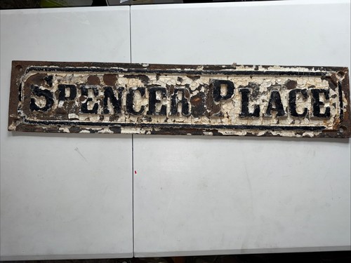 Antique street sign - street,