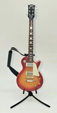 Miniature Gibson Les Paul Standard Electric Guitar Replica - Red Sunburst & Stan