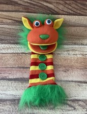 Buttons Sockette Hand Puppet -  The Puppet Company  - Colourful Stripes