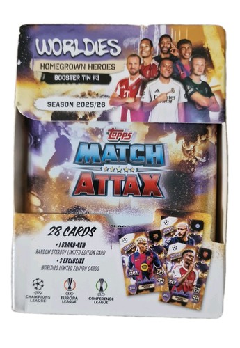Topps match attax booster tin - match,