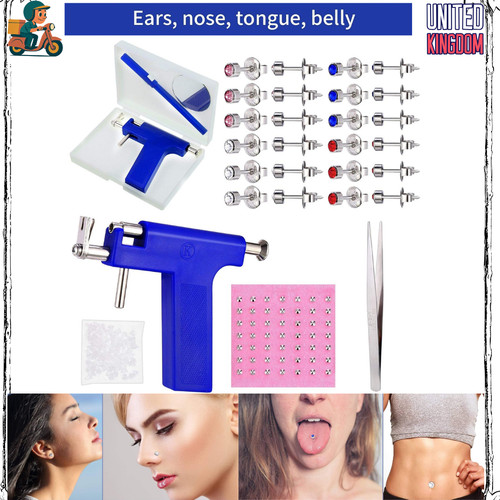 Ear piercing gun set stainless - gun,