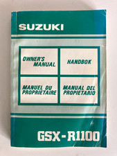 suzuki GSX-R1100 owners manual, for 1990 M model