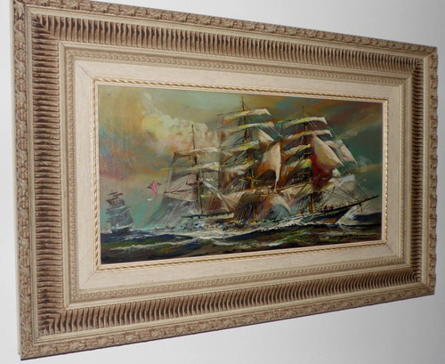 Seascape with sailing - sailing, ship