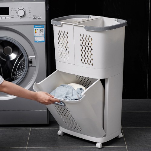 Rolling laundry trolley - rolling,
