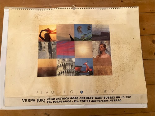 100 original 1989 vespa - 100%,