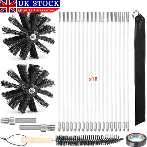 25pcs chimney sweep set - sweep, flue