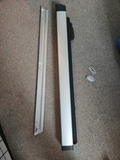 Lascal Kiddyguard Avant Retractable Stair safety Gate black silver 