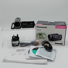 Panasonic HC-V130 HD Video Camera Black  8.9 Pixels With Accessories  FLT31-TR