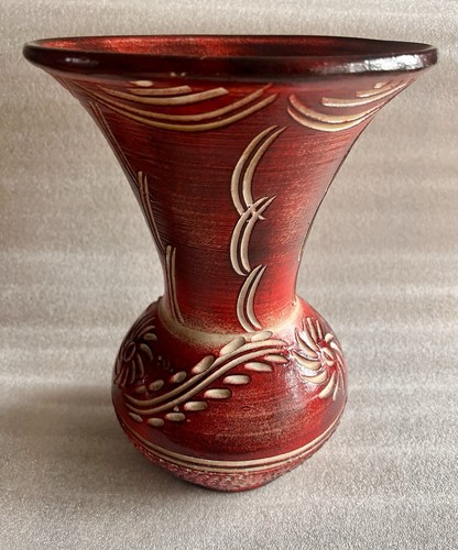 Vintage studio pottery vase - vintage,