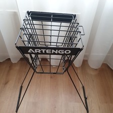 Artengo Tennis ball black rack metal stand ball Basket 85 cm tall.