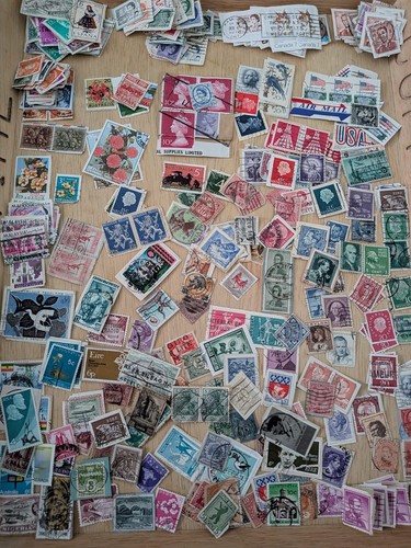 Stamp collection - stamp,