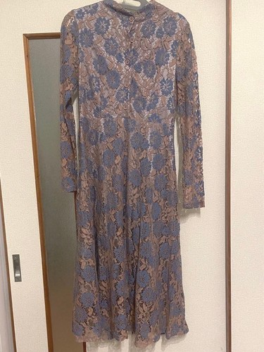 Lace long dress - lace,