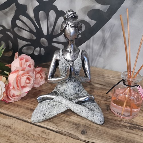 Silver white yoga meditation - &,