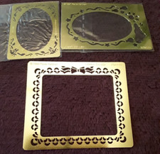 3x BORDER Brass Embossing