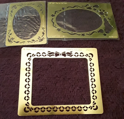 Border brass embossing - 3x,