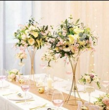 gold table vase centrepieces 