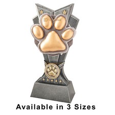 Dog Trophy in 3 Sizes, Free