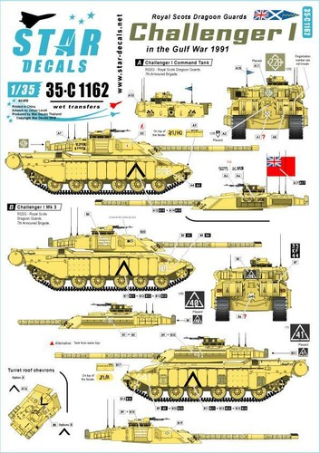 Star decals royal scots - decals,