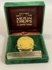 Vintage David Webb for Revlon Moon Drops Frog Wax Perfume In The Original Box