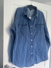 Ladies Next Jean Shirt L