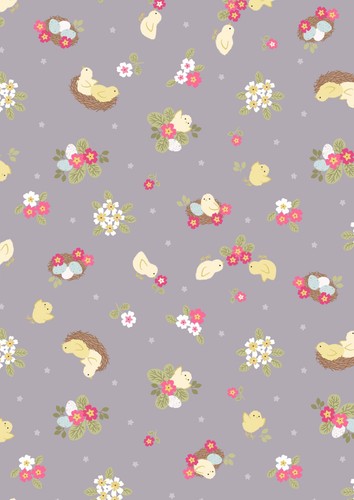 Bunny hop spring easter floral - hop, spring/easter