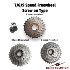 EBike Freewheel ATA 7 8 9 10 speed MTB Screw On Type Sprocket 11T-32T