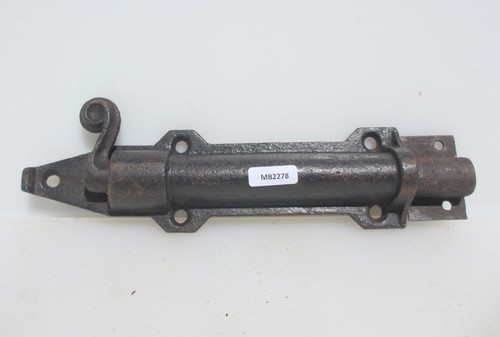 Large victorian iron door lock - iron,