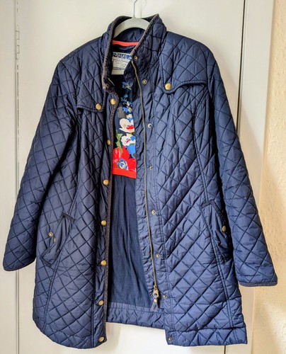 Joules womens navy quilted - joules,