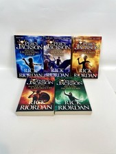 Percy Jackson 5 Book Set by Rick Riordan – Rare “Not for Resale” Editions