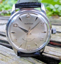 Vintage Huntana 17 Jewels Manual-Wind Wristwatch ST 1686
