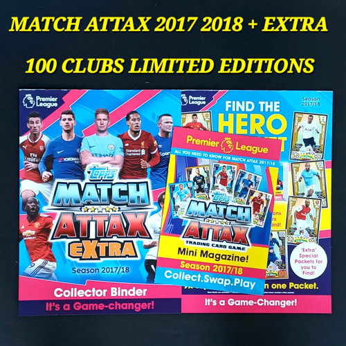 Match attax 2017 - 2018, premier