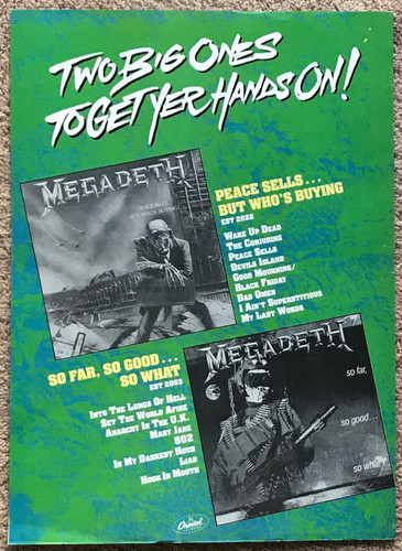 Megadeth two big ones - -, 1990