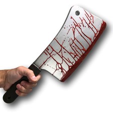 MEAT CLEAVER PROP BLOODY