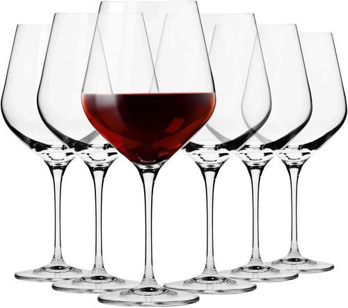Krosno large red wine - red, glasses